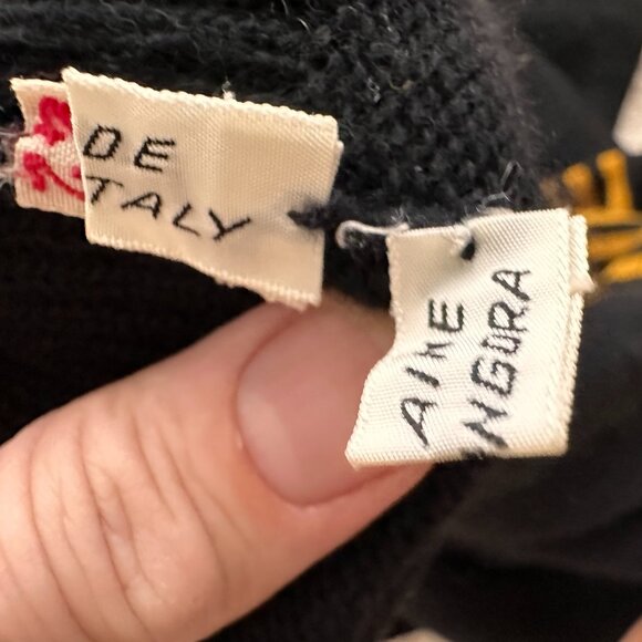 Vintage Sonia Rykiel Sweater Striped Wool 70s-80s size 42 (actual size S) - Picture 4 of 15